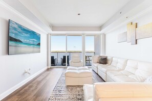 Condo, Multiple Beds, Balcony (Lake Views At Blue Heron) | Living area | 42-inch flat-screen TV with digital channels