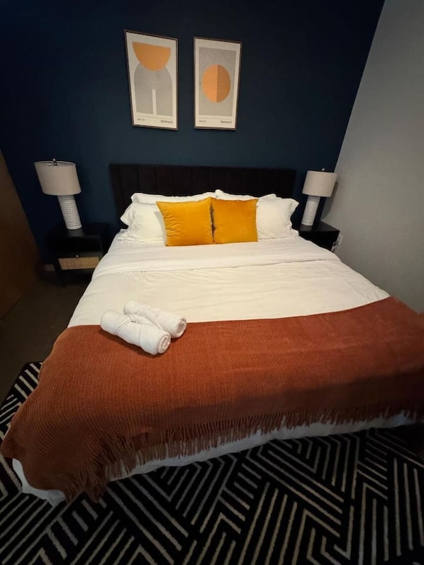 1 soveværelse, skrivebord, Wi-Fi, sengetøj