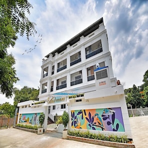 Façade de l’hébergement