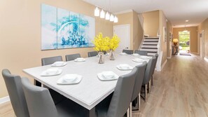 House, Multiple Beds, Pool Access, Pool View (Mickey’s Mansion At Championsgate) | Dining