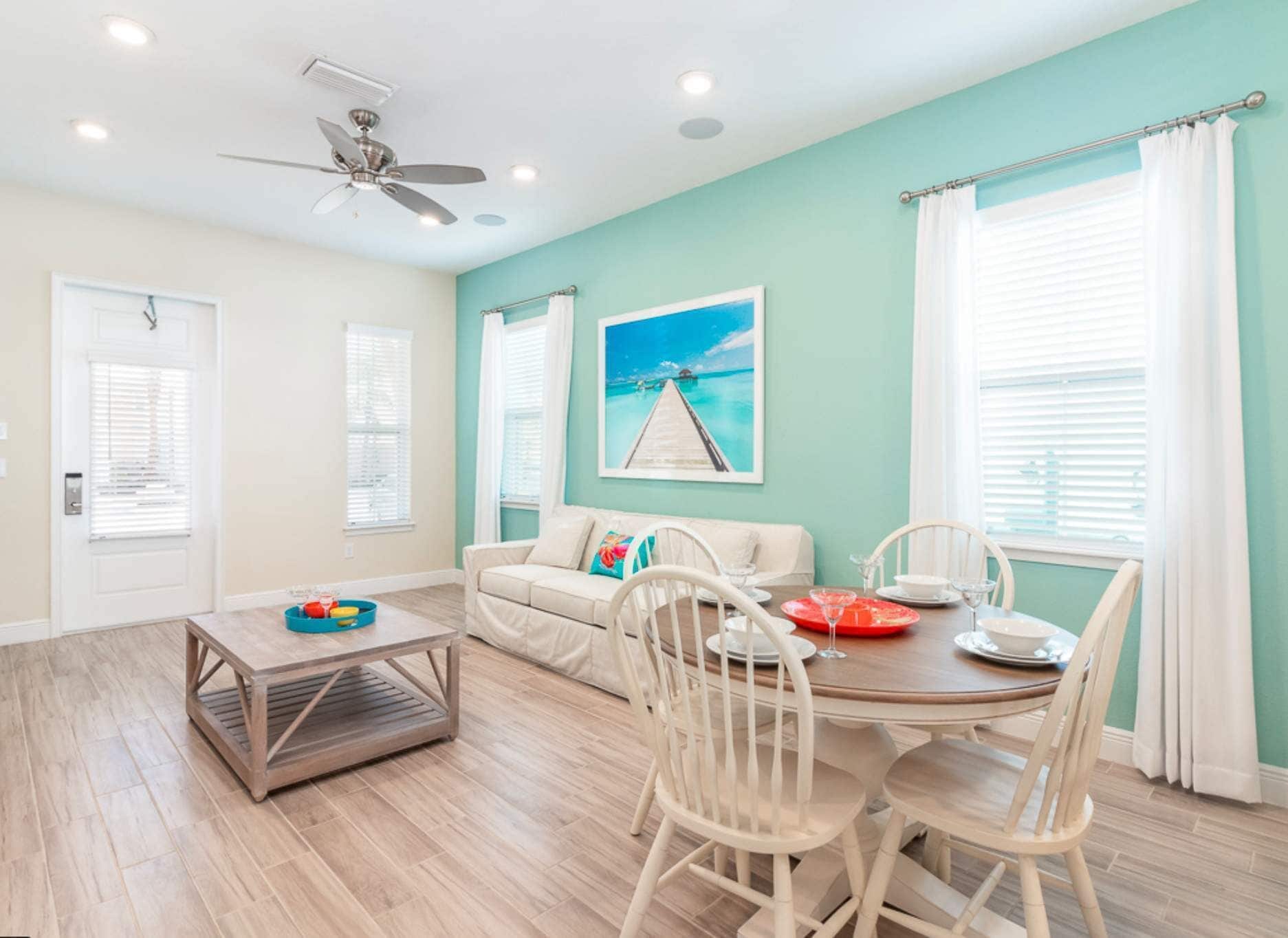 House, Multiple Beds, Patio, Garden View (Parrotfish Place) | Dining