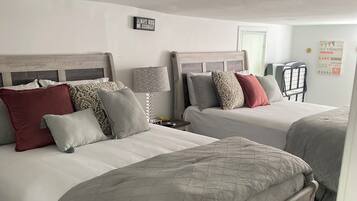 3 bedrooms, iron/ironing board, travel crib, free WiFi