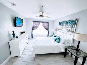 2 bedrooms, individually decorated, individually furnished