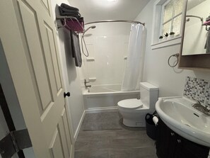 Towels, soap, toilet paper