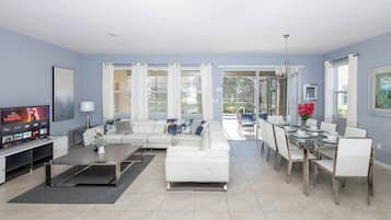 House, Multiple Beds, Pool Access, Pool View (Sun-Soaked At Solterra) | Living area | 42-inch flat-screen TV with digital channels