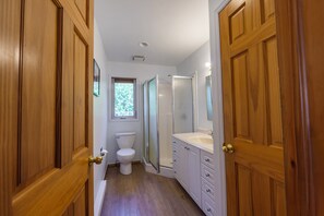 Douche, sèche-cheveux, papier toilette