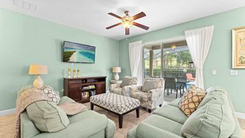House, Multiple Beds, Pool Access, Pool View (The Magic Hideaway at Solterra) | Living area | 42-inch flat-screen TV with digital channels