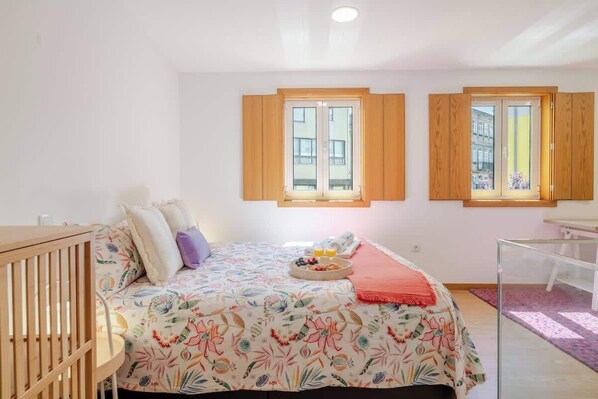 1 bedroom, iron/ironing board, travel crib, free WiFi