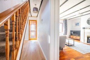 TV connectée, cheminée