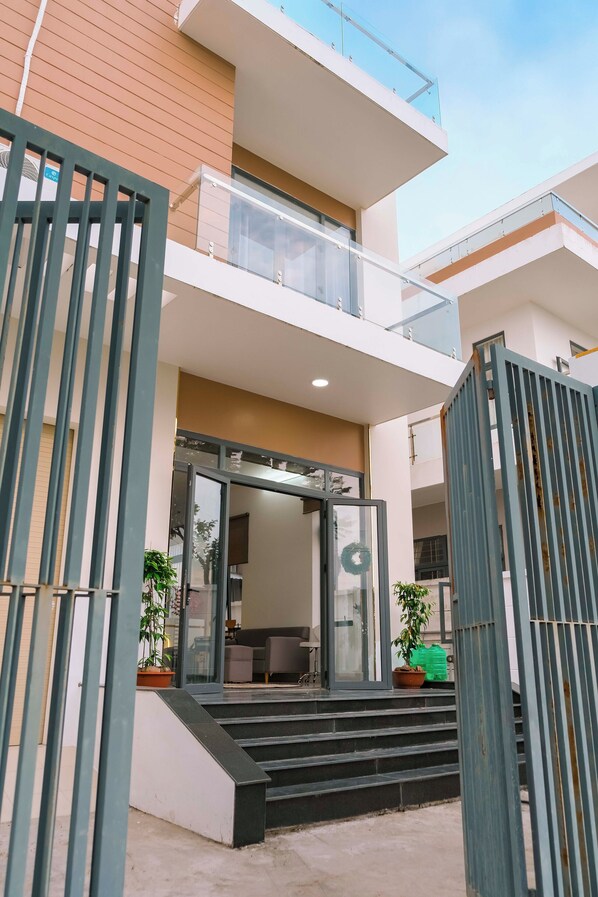 Fassade der Unterkunft