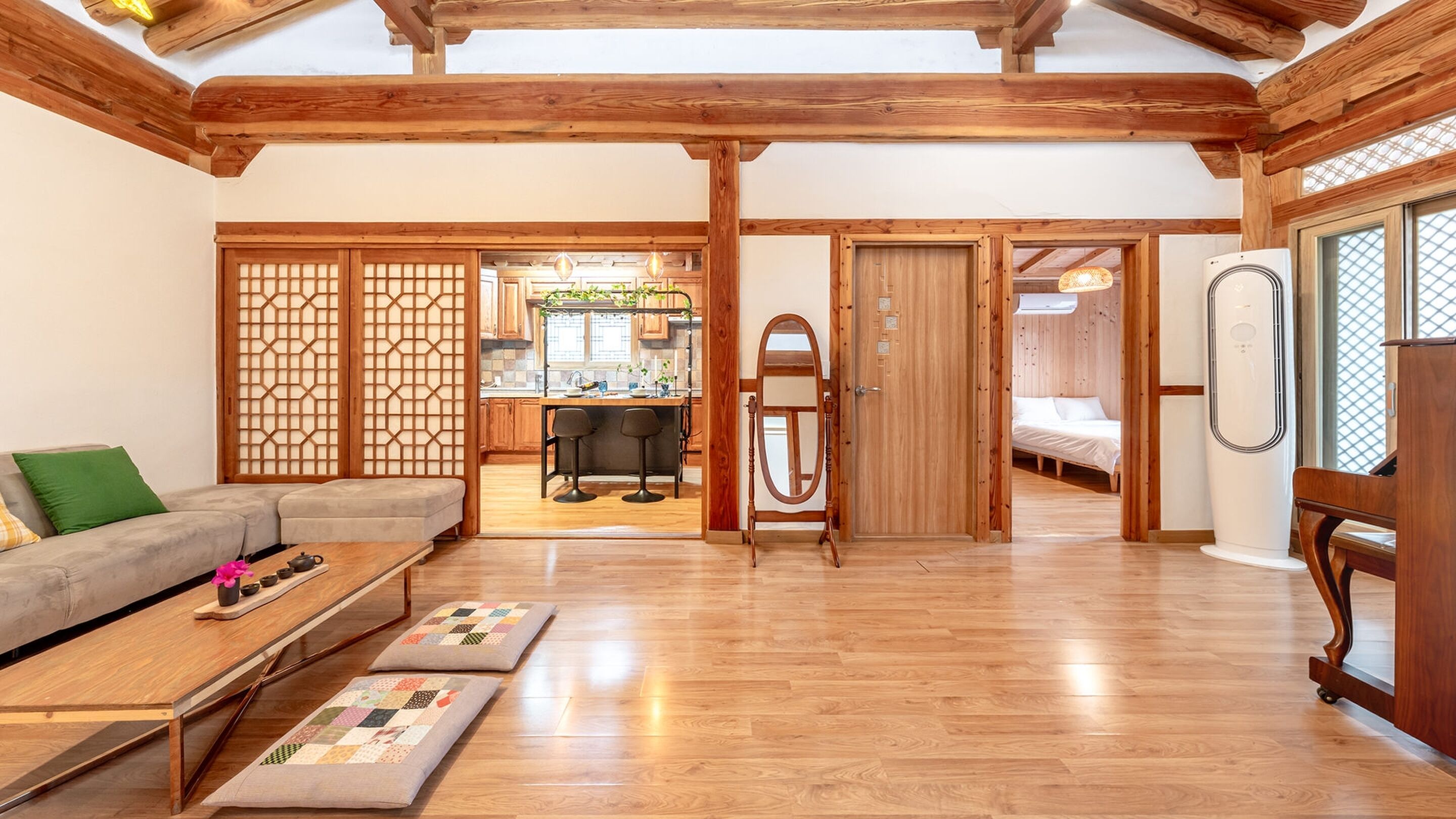 베이직룸, 침실 3개 (Elon Private House (Hanok/Jacuzzi)) | 3 개의 침실, 무료 WiFi