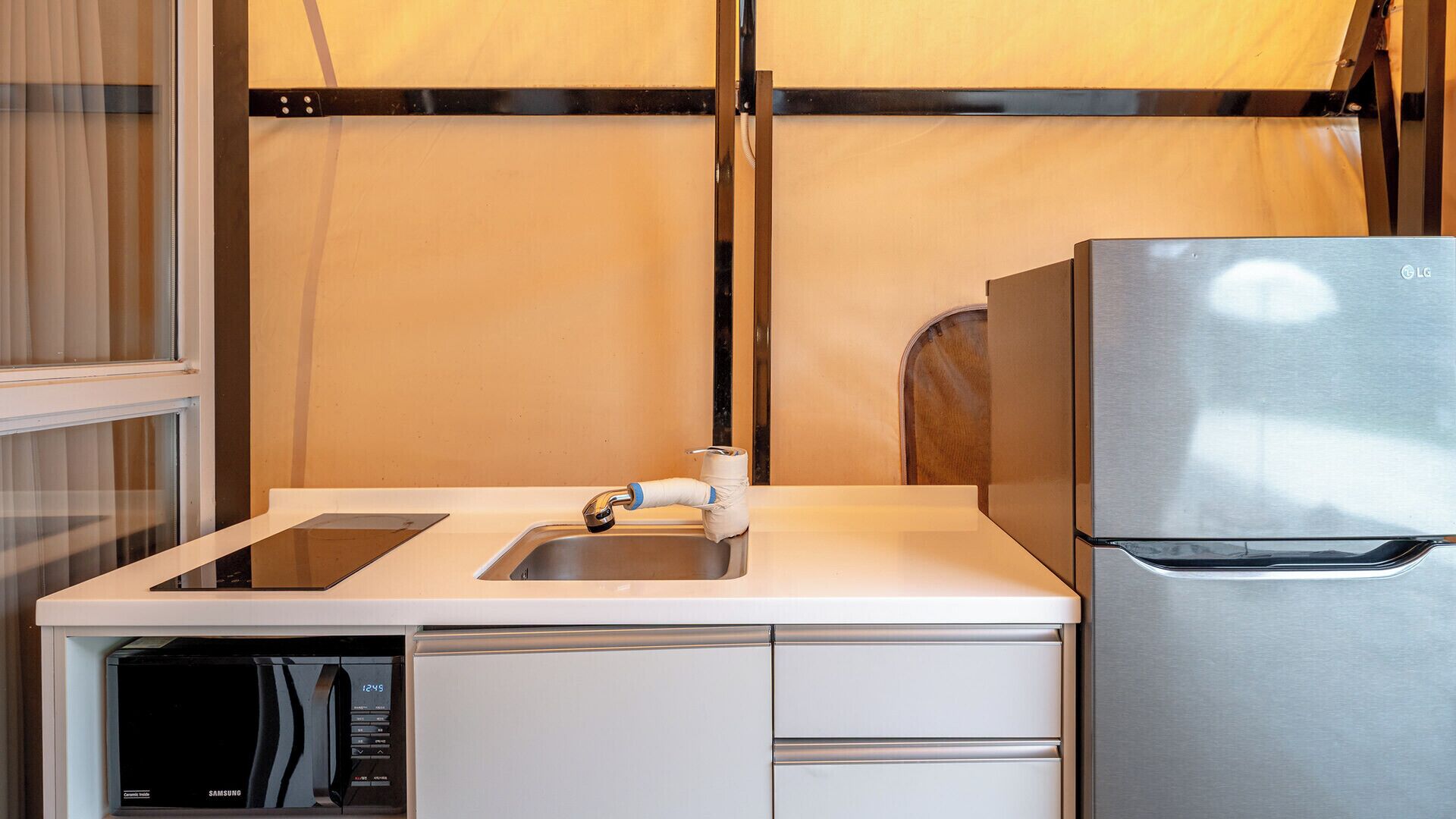 Habitación básica, 1 habitación (Glamping 10) | 1 dormitorio y wifi gratis