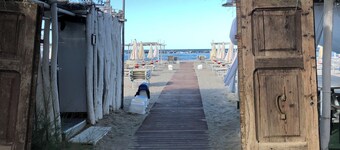 Tiny house on the beach