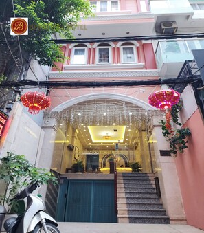 Façade de l’hébergement