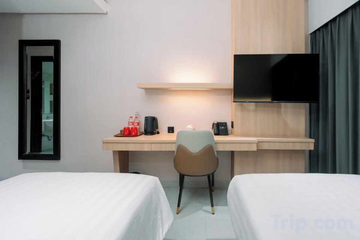 Schallisolierte Zimmer, kostenloses WLAN, Bettwäsche