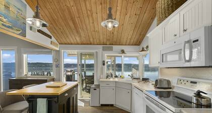 Waterfront Retreat with Private Beach, Oyster Beds & Large Deck