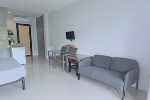 스튜디오 | 객실 내 금고, 책상, 무료 WiFi, 침대 시트