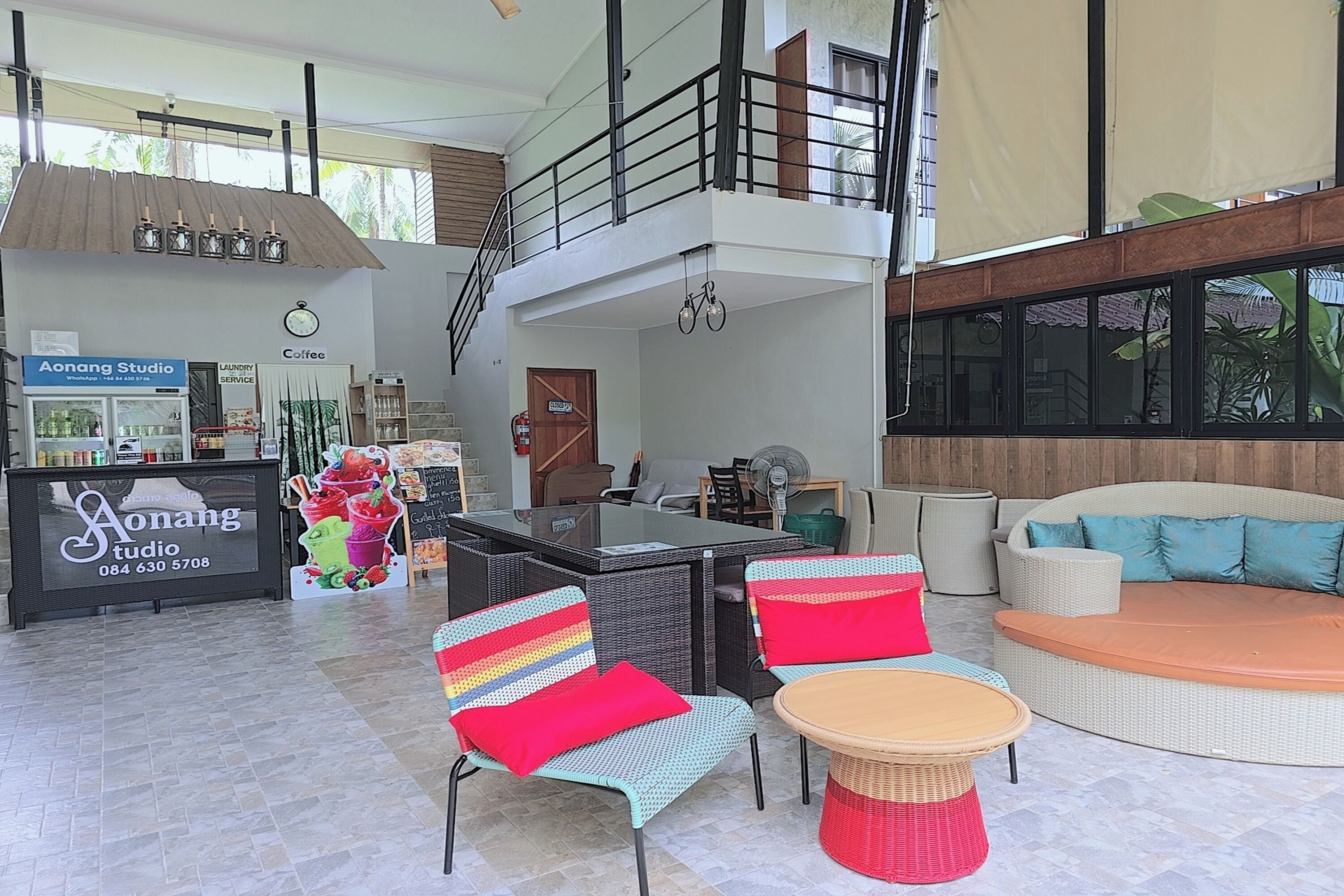 Sala de estar en el lobby