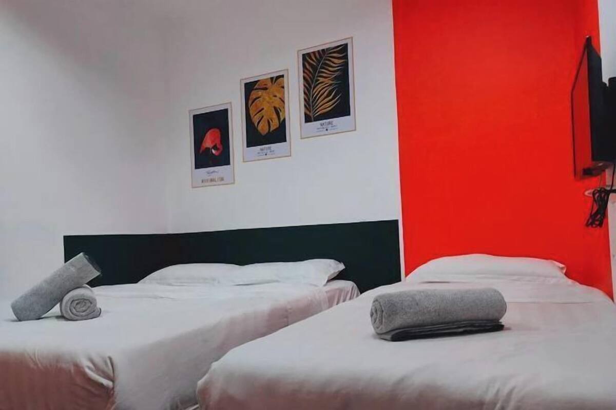 Desk, iron/ironing board, free WiFi, bed sheets