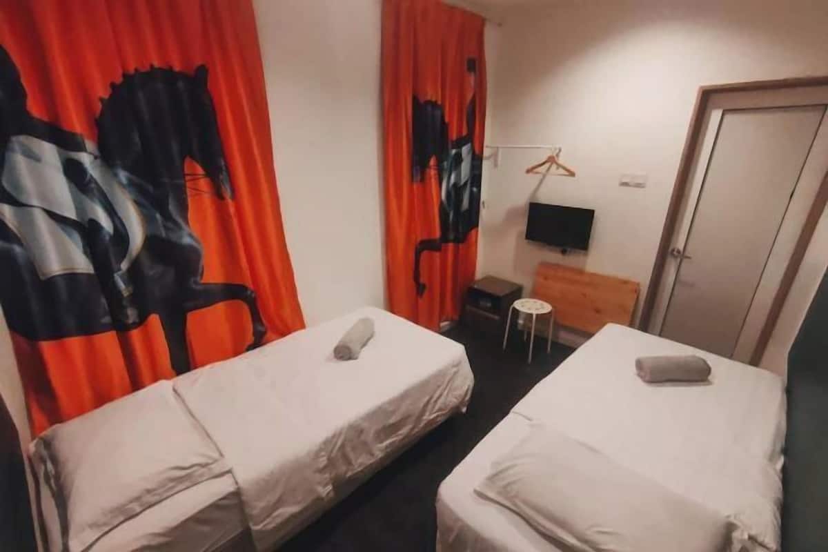 Desk, iron/ironing board, free WiFi, bed sheets