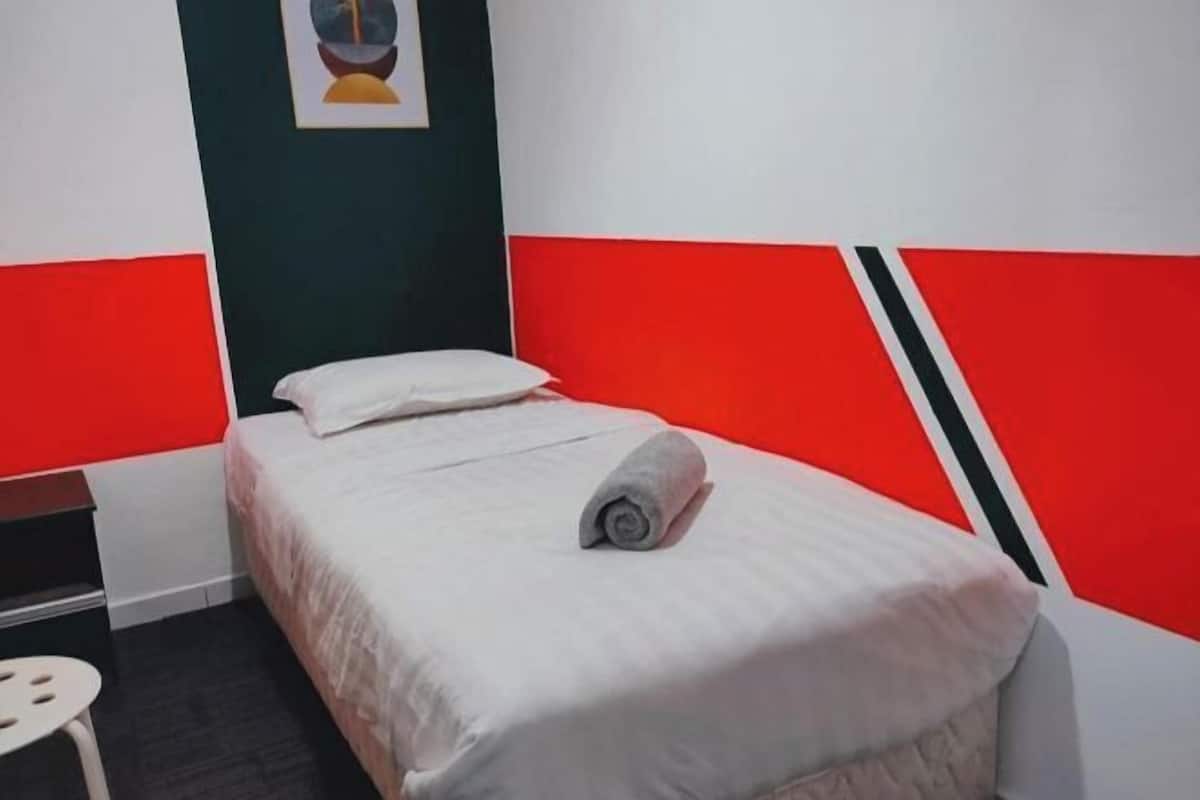 Desk, iron/ironing board, free WiFi, bed sheets