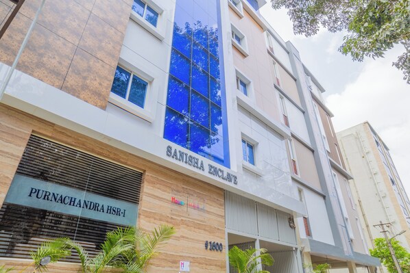 Fassade der Unterkunft