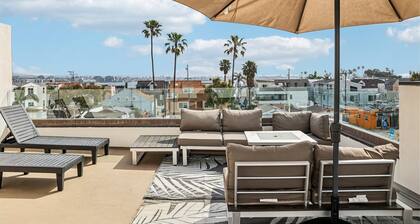 Steps from Ocean! Ocean/Bay Views! Rooftop Deck! Two Car Garage! Renovated!