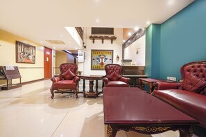 Sitteområde i lobbyen