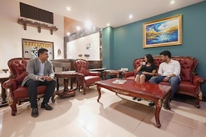 Lobby sitting area