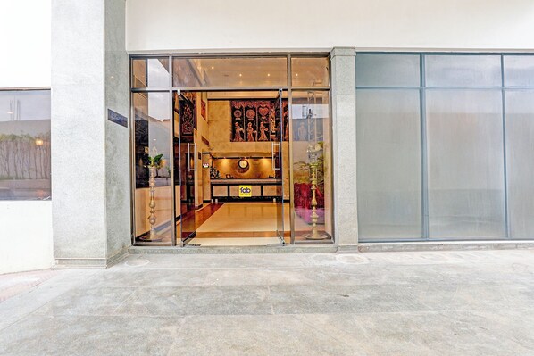 Entrée de l’hébergement