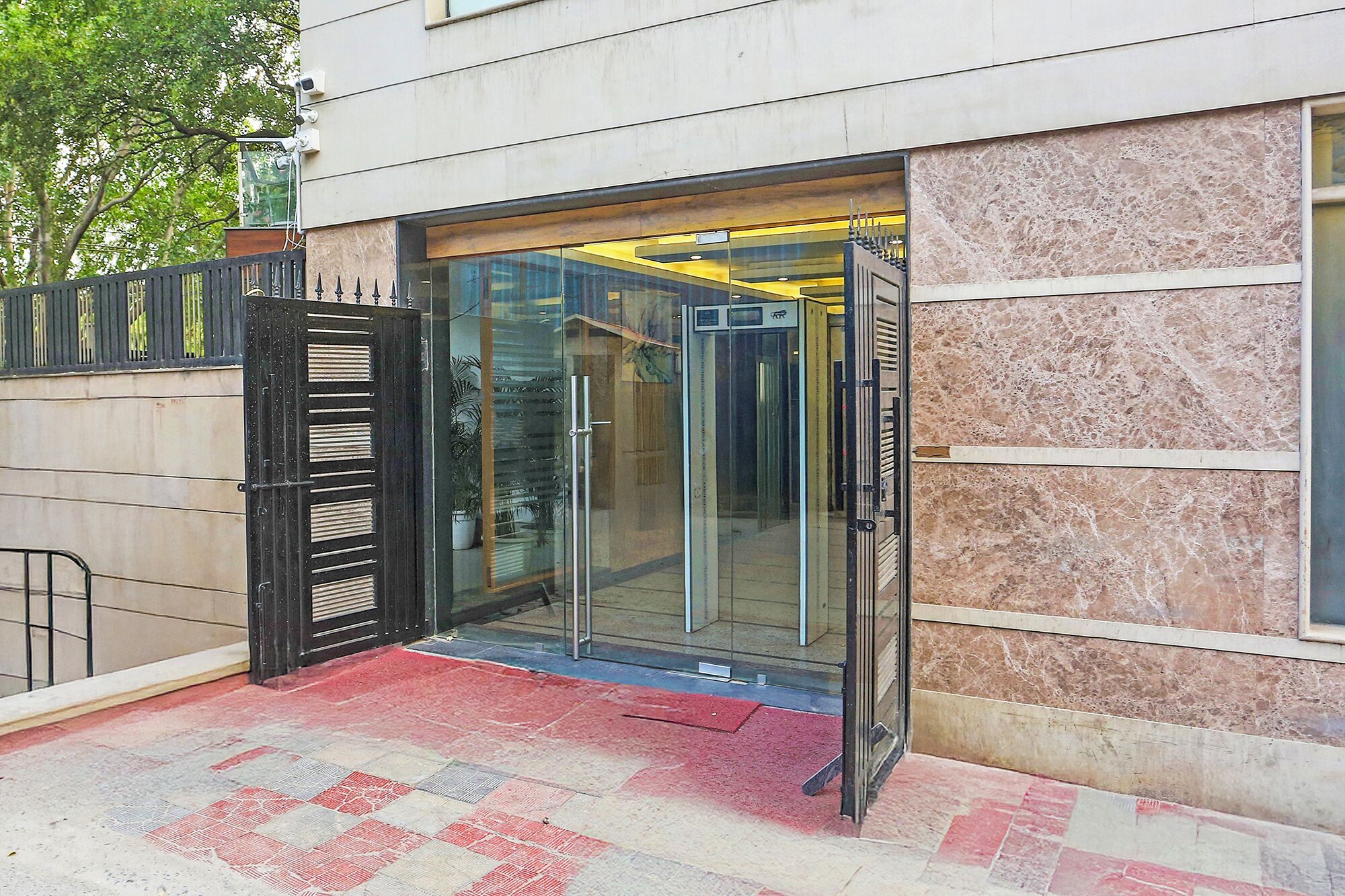 Entrada de l'allotjament