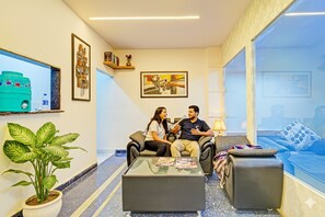 Sitteområde i lobbyen