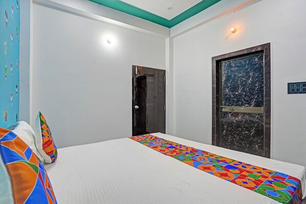 Lakens van Egyptisch katoen, luxe beddengoed, een kluis op de kamer