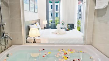 Chambre Double Deluxe, vue ville | Salle de bain