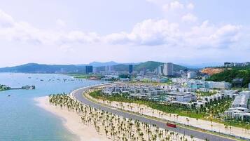 Vue sur la plage/l’océan