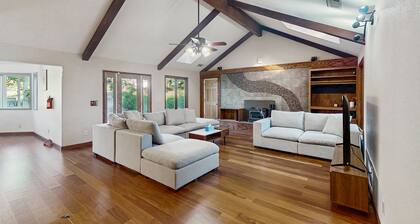 Beautiful Home on 2 Acres w/Expansive Deck, & A/C