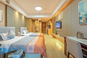 Habitación clásica con 2 camas individuales | Caja de seguridad en la habitación, cortinas blackout y insonorización 