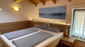 1 makuuhuone, vuodevaatteet