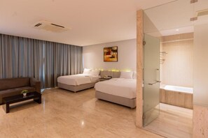 Kamar Twin Superior, pemandangan kota | Ruang kerja ramah laptop, kedap suara, dan Wi-Fi gratis