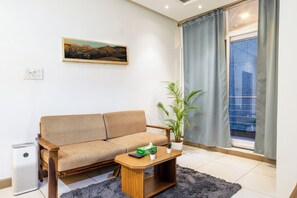 Living room - Housr Karen 1 BHK Apartment Near NIFT Bangalore (Bengaluru)