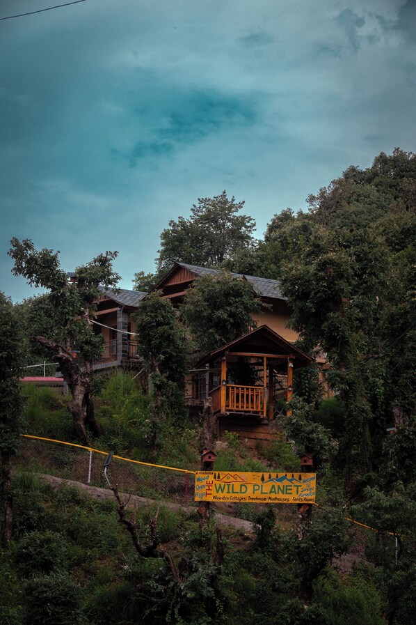 Façade de l’hébergement 