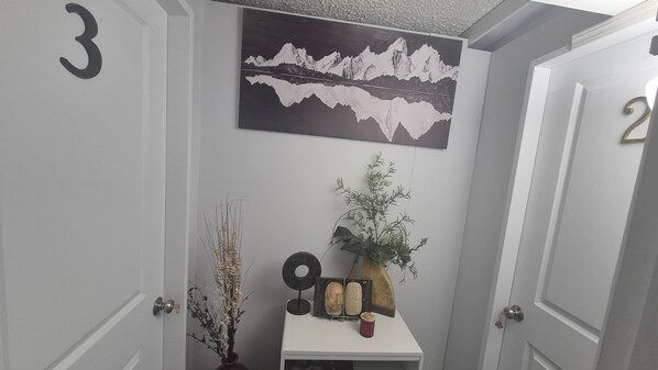 Interior - Cozy & Neat 1BR Suite– 5min Walk to Ksyen Reg Hosp | Ideal for Nurses & Visitors (Terrace)