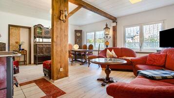 Televisor i llar de foc