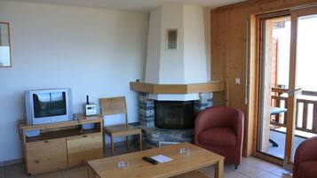 TV, fireplace, DVD player