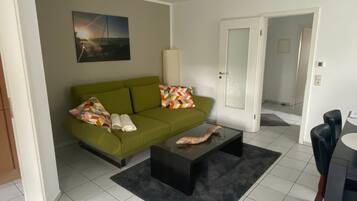 Fernseher, DVD-Player, Stereoanlage