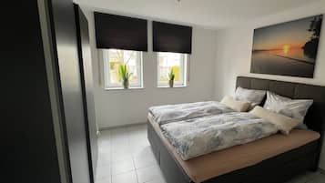 1 makuuhuone, silitysrauta/-lauta, ilmainen Wi-Fi, vuodevaatteet