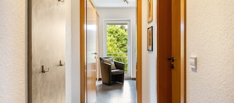 Vakantiewoning 'Tannenblick 6-1' met gemeenschappelijke tuin, balkon en wifi