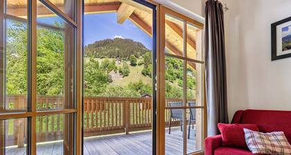 Appartement 'Stockinger' avec vue sur la montagne, jardin commun et Wi-Fi