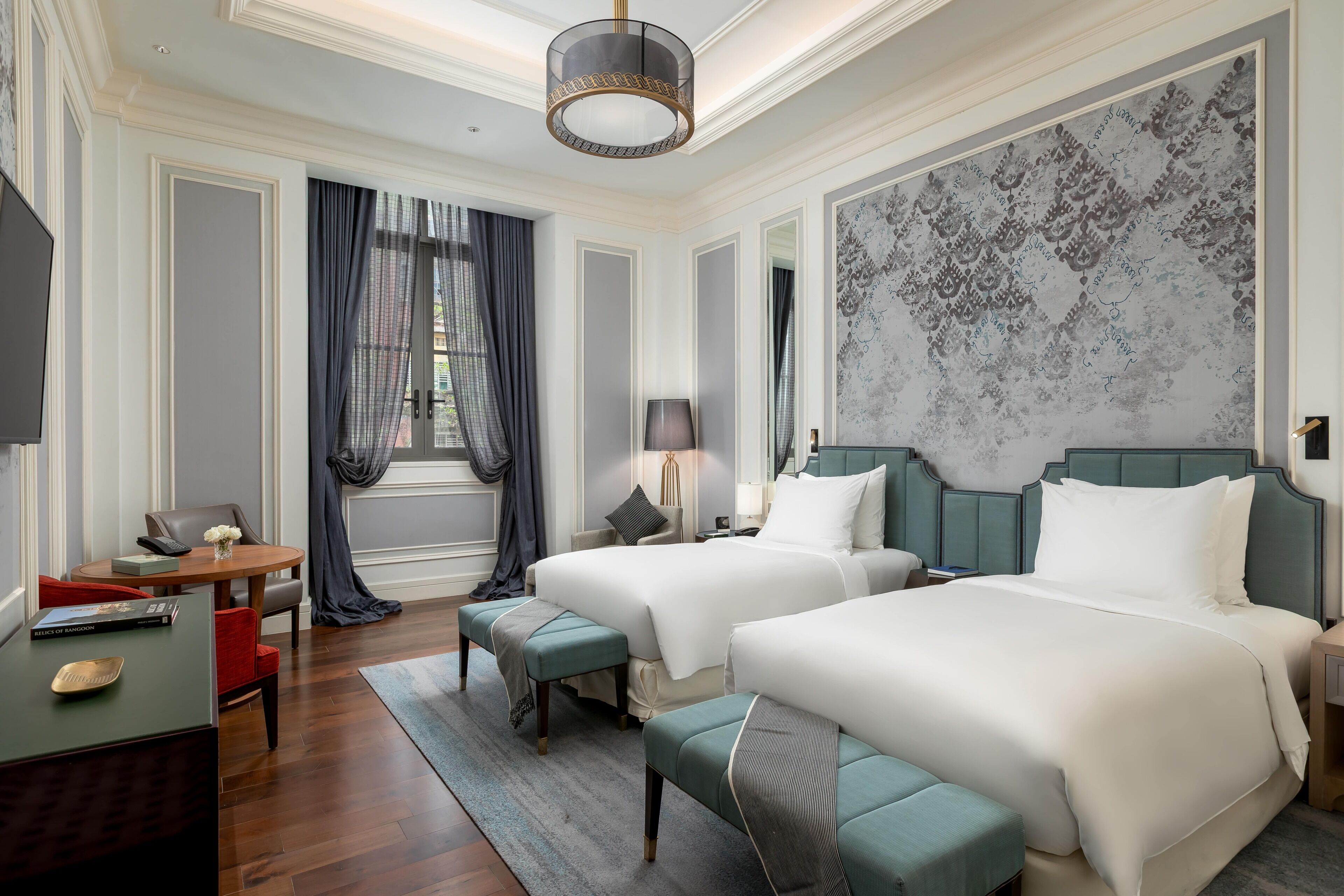 Executive Double Room, City View | Premium bedding, minibar, desk, laptop workspace