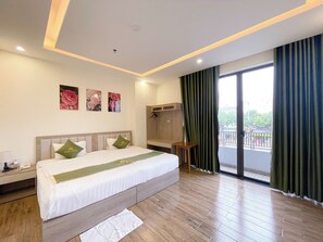 Phòng đôi Deluxe | Bộ đồ giường cao cấp, truy cập Internet không dây miễn phí